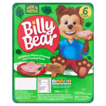 Billy Bear 6 Slices 100g