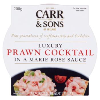 Carr & Sons of Ireland Luxury Prawn Cocktail in a Marie Rose Sauce 200g