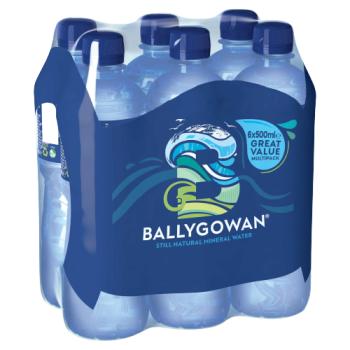 Ballygowan Still Natural Mineral Water Bottle 6 x 500ml