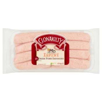 Clonakilty 16 Irish Pork Sausages 454g