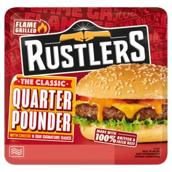 Rustlers Flame Grilled The Classic Quarter Pounder 190g
