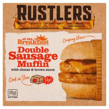 Rustl Double Sausge Muffin
