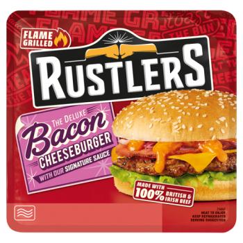 Rustlers The Deluxe Bacon Cheeseburger 191g