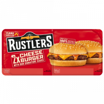 Rustlers 2 Cheese Burger With Our Signature Sauce 280g