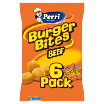 Perri Burger Bites Beef Flavour 6 x 20g