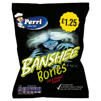 Perri Banshee Bones Salt & Vinegar Flavour 42g