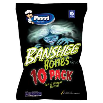 Perri Salt & Vinegar Flavour Banshee Bones 10 x 17g