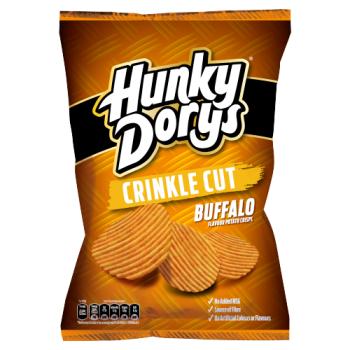 Hunky Dorys Crinkle Cut Buffalo Flavour Potato Crisps 130g