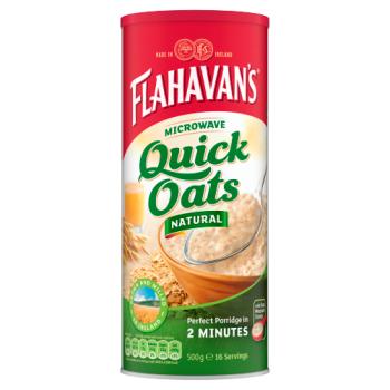 Flahavan's Microwave Quick Oats Natural 500g