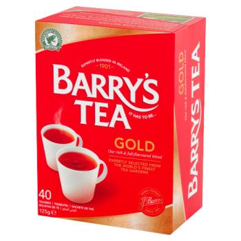 Barry's Tea Multi-Lingual Gold Blend 40 Tea Bags 125g