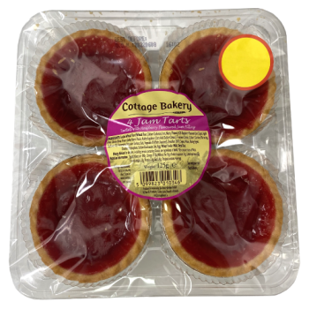 Cottage Bakery Jam Tarts 4pk PM £1.49 