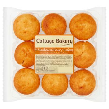 Cottage Bakery 9 Madeira Fairy Cakes 220g