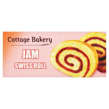 Cottage Bakery Jam Swiss Roll 200g