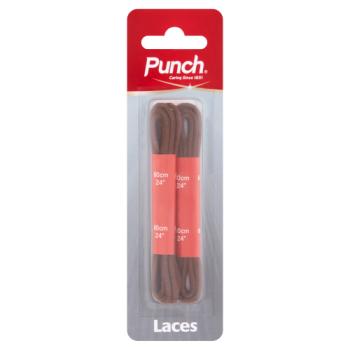 Punch Brown Laces Round 60cm