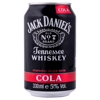 Jack Daniel's Tennessee Whiskey & Cola 330ml