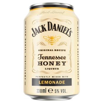 Jack Daniel's Tennessee Whiskey Blended With Honey Liqueur And Lemonade 330ml