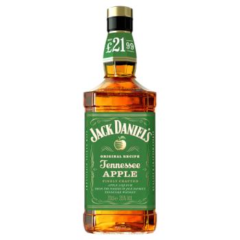 Jack Daniel's Tennessee Whiskey Blended with Apple Liqueur 70cl £21.99 PMP