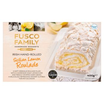 Fusco Family Irish Hand-Rolled Sicilian Lemon Roulade 400g