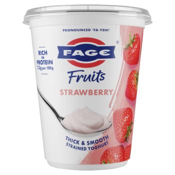 Fage Fruits Strawberry Thick & Smooth Strained Yoghurt 380g