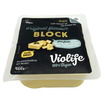 Violife 100% Vegan Original Flavour Block Cheese 400g