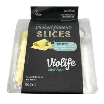 Violife 100% Vegan Smoked Flavour Slices 10 Slices 200g