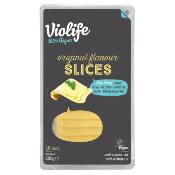 Violife Original Flavour Slices Vegan Alternative to Cheese 200g