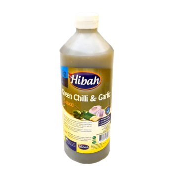 Hibah Green Chilli & Garlic Sauce 1L 