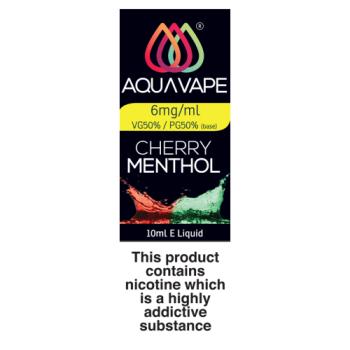 Aqua Vape - Cherry Menthol  (6mg)
