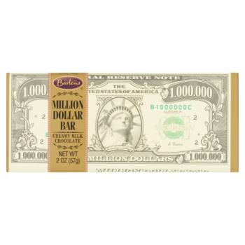 Bartons Million Dollar Creamy Milk Chocolate Bar 57g