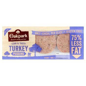 Oakpark Lean & Tasty Turkey Pudding 6 Slices 180g