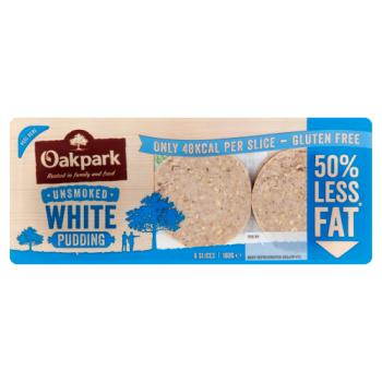 Oakpark Unsmoked White Pudding 6 Slices 180g