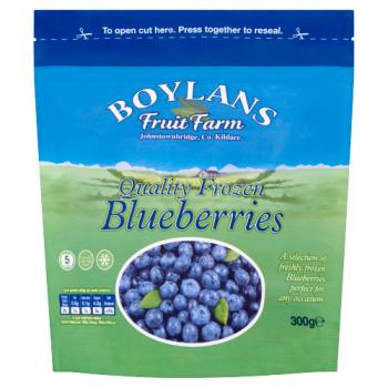 Boylans Fruit Farm Quality Frozen Blueberries 300g