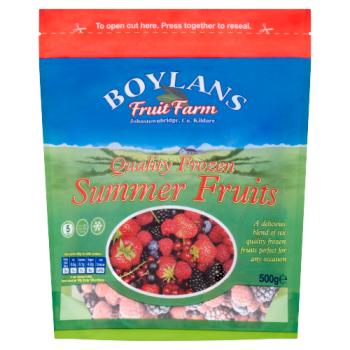 Boylans Fruit Farm Quality Frozen Summer Fruits 500g