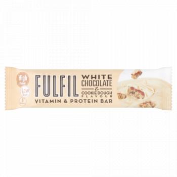 FULFIL White Chocolate & Cookie Dough Flavour Vitamin & Protein Bar 55g