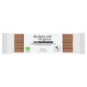 Bunalun Organic Cooking Wholegrain Spaghetti 500g