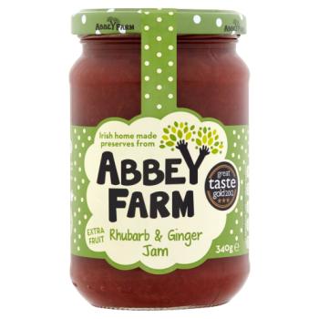 Abbey Farm Rhubarb & Ginger Jam 340g