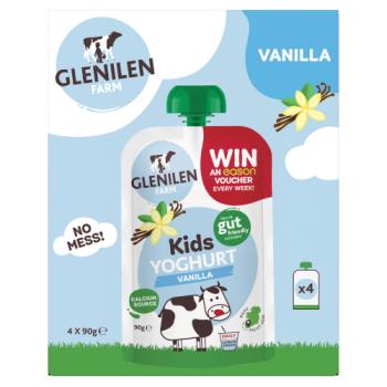 Glenilen Farm Kids Yoghurt Vanilla 4 x 90g