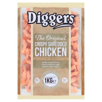 Diggers The Original Crispy Shredded Chicken 1kg