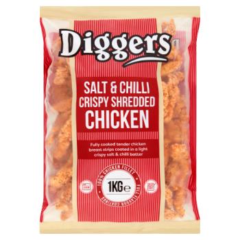 Diggers Salt & Chilli Crispy Shredded Chicken 1kg