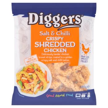 Diggers Salt & Chilli Crispy Shredded Chicken 320g