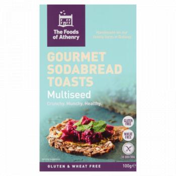 The Foods of Athenry Gourmet Sodabread Toasts Multiseed 100g