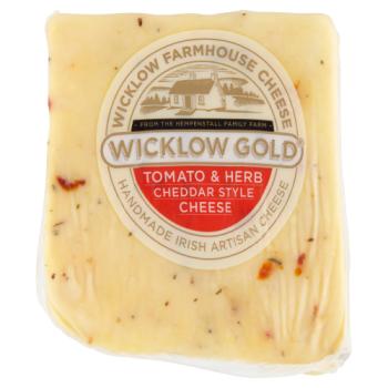 Wicklow Farmhouse Cheese Wicklow Gold Tomato & Herb Cheddar Style Cheese 150g