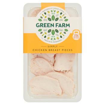 Green Farm Simply Chicken Breast Pieces 100g