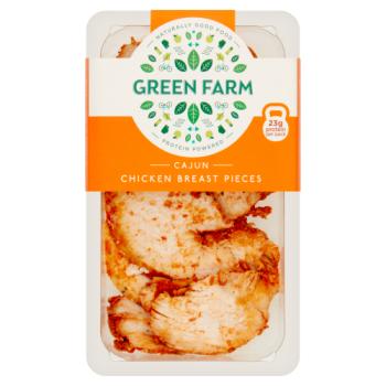 Green Farm Cajun Chicken Breast Pieces 100g