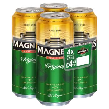 Magners Irish Cider Original Apple 4 X 440ml