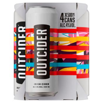 Outc!der Irish Cider 4 x 500ml