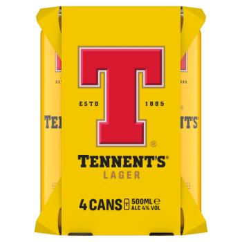 Tennent's Lager 4 x 500ml