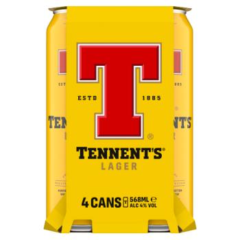 Tennent's Lager 4 x 568ml