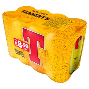 Tennents 8pk Can Pm8.50