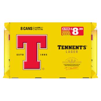 Tennent's Lager 8 x 440ml